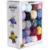 Bernat Velvet Minis Classic Yarn - 1 confezione da 700 g, poliestere, #5 Bulky, 40 m, per maglia/uncinetto