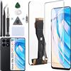 RongZy Schermo LCD per Honor X8a 2023 CRT-LX1 Sostituzione Display per Honor 90 Lite Digitizer Assembly Vetro di Ricambio Touch Screen con Strumenti(6.7,Nero)