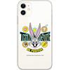ERT GROUP custodia per cellulare per Iphone 11 originale e con licenza ufficiale Looney Tunes, modello Bugs 019 adattato in modo ottimale alla forma dello smartphone, parzialmente trasparente