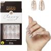 KISS Premium Classy Fake Nails - My Muse, Long & Coffin Shaped, Super Glam, Jewel Accents, Waterproof, Smudge Proof, No Dry Time, Durevole, Takes Minutes, Quick & Easy | 30 Count
