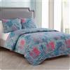 VCNY Home Pinsonic - Set di biancheria da letto reversibile, 3 pezzi, in poliestere, multi, completo e regina