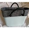 O bag Borsa Nuova Originale O bag - Col. ACQUA CHIARA 4 - Manici CORDA NERO