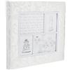 Pioneer Photo Albums Pioneer 30,5 cm by 30,5 cm Postbound 4-Frame Fabric Cover Memory Book, Bianco