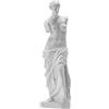 BNPUHIU Statua di Venere di Milo, mitologia greca romana dea Afrodite, grande arte per la decorazione della casa o dell'ufficio, 28 x 8 x 5 cm, colore bianco