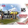 ICM B-26B MARAUDER WITH USAAF PILOTS AND GROUND PERSONNELL KIT 1:48