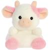 Aurora, 33765, Palm Pals Belle Strawberry Cow 5 in, Soft Toy, bianco e rosa