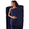 SEATO SUMMIT Sacos sábana de higiénicos/viaje Silk Stretch Liner - Standard (Rectangular) azul marino Color: azul marino