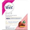 Veet Minima Pure - Barattolo di cera calda allo zucchero e all'olio di argan, 250 ml