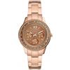 Fossil Orologio Stella Sport da donna, movimento al quarzo multifunzione, cassa in acciaio inossidabile oro rosa 37 mm con bracciale in acciaio inossidabile, ES5109