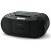 Sony CD Radio Cassette Recorder AC100V FM/AM/Wide Black CFD-S70 B