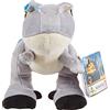 Mattel Jurassic World Plush Dinosaur Creatures with Sound - Inspired by Blockbuster Hit Jurassic World Dominion ~ HHB31 - Velociraptor Blue ~ Approx. 9 Long ~ Hear Me Roar!