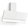 Klarstein Velaire Cappa Cucina 90 cm - 820 m³/h, Touch Invisibile, LED, Classe A++, 3 Velocità + Boost, Filtro Carbone & Alluminio, Cappa Aspirante Angolare, Cappe Inclinate, Bianco
