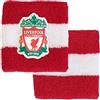 Hy-Pro Braccialetto in cotone con licenza ufficiale Liverpool F.C., confezione da 2, fascia tergisudore, per bambini, adulti, unisex, traspirante, per calcio, corsa, sport, palestra, tennis, esercizio