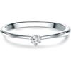 Trilani Solitario da Donna in Argento Sterling 925