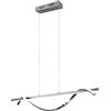 RL LIVE YOUR LIGHT Reality LED Sospensione Isabel R32201106 metallo cromato con LED 26 watt, dimmer interruttore