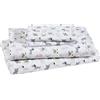 Beatrice Home Fashions Elite Home - Set di lenzuola stampate in microfibra, 90 g/m²