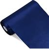 TONIFUL Nastro di raso in tinta unita, per cerimonie di taglio, cucito, feste, sedie, runner da tavolo, fiocchi per auto, interni ed esterni, largo 15,2 cm x 20 m, blu navy