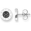 Thomas Sabo Orecchini Donna Borchie Classic Zirconia Nera Argento Sterling 925 H1547-051-11