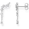 Thomas Sabo H2254-051-14 - Orecchini da donna con cristalli di ghiaccio in argento Sterling 925 con zirconi, dimensioni: 18 x 13 mm, 18x13 mm, Argento sterling, Zirconia cubica 1