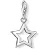 Thomas Sabo Ciondolo da Donna, Argento 925, Silver Star Outline Pendant