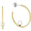 Tommy Hilfiger Jewelry Cerchio da Donna in Oro Giallo con Perle di Vetro - 2780964