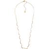 Skagen Collana da donna, Collana a catena in acciaio inossidabile Wave, Oro (Gold)