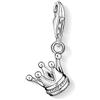 Thomas Sabo Ciondolo da Donna, Argento 925, Crown Pendant