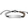 Diesel Bracciale Da Uomo Perline, Lunghezza: 250mm, Larghezza: 9,5mm Bracciale In Argento Semi Prezioso, DX1403931