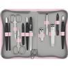 marQus Solingen Kit Manicure Professionale - Set da 12 Pezzi per Uomo e Donna - Ideale per uso personale o professionale. Design compatto, perfetto per ogni esigenza