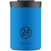 24BOTTLES Travel Tumbler - Tazza Termica da Viaggio, Caffe, Te, Bevande Acciaio Inox, 350 ml, Termos Caffè 100% Ermetico, 6hHot/24hCold, Borraccia Termica Mug, Design Italiano, Pacific Beach
