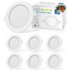 Aigostar Faretti led da incasso, led integrati 9 W Equivalenti a 72 W, luminescenza diretta, Faretti da Incasso senza trasformatore, Luce naturale 4000K, foro incasso Ф118-128mm (Pacco da 6)