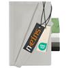 npluseins Lenzuolo senza elastico - Ultrasoffice e super morbido - Lenzuolo per letto, camper, campeggio, coperta da viaggio, ultraleggero - Lenzuolo 1628.2375, 150 x 250 cm, Argento