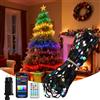 Aigostar Fascia LED a Catena RGBIC Smart, Stringa Luci LED 10M 100 LED, Controllo Individuale Segmenti, Sync Musica, 39 Effetti Dinamici, 150+ Scene, con App e Telecomando, per Natale, Feste, Gaming