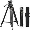 SMALLRIG SAMLLRIG Heavy Duty Treppiede in Lega di Alluminio, FreeBlazer Treppiede Video da 191cm / 75 con Testa Fluida, Regolazione dell'Altezza in un Unico Passaggio, Piastra QR a Doppia Modalità - 4163