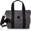 Kipling ASSENI MINI Borsa piccola, Totes, Geo Feather (Nero)