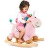 B. toys - Rodeo Rocker - Cleo - Unicorno Rocker - Unicorno a dondolo - Cavalcabile in legno - Giocattolo classico per bambini e ragazzi - 18 mesi +