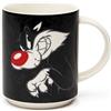 Excelsa Mug tazza latte silvestro porcellana ML.300 nero cod.66262