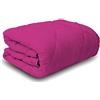 MB HOME ITALY Trapunta invernale DoubleFace Matrimoniale ELEGANT, Made in Italy - Piumino Reversibile Bicolore in Morbida Microfibra 300gr/mq - Piumone Lavabile in Lavatrice Fucsia/Lilla