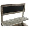 DKD Home Decor Carrello da Giardino Marrone Chiaro, in Abete e Ardesia, 87 x 14 x 109 cm