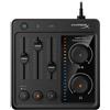 HyperX Mixer Audio USB, Compatibile con microfoni XLR, Plug and Play, Mixare fino a 3 origini audio, tre tracce, 3 fader e manopole, Registrazione a 96 kHz, profondità 24 bit, Nero