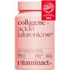 Vitaminact Collagene e Acido Ialuronico ELETTO PRODOTTO DELL'ANNO 2025 - L'unico con Probiotico Testato Bifidobacterium L. BLG1 Migliorando del +30% l'assorbimento degli Attivi, Q10, Vitamin C, Zinco e Biotina
