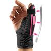 AGPTEK Tutore Pollice Destro e Sinistro con Supporto Staccabile, Tutore per Rizoartrosi Confortevole, Sollievo il Dolore della Tendovaginite Radiale, del Dito a Scatto, L (17-20cm)
