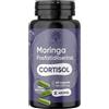RedMoringa LOW CORTISOLO - Fosfatidilserina 450 mg + Moringa Oleifera BIO | Per abbassare il Cortisolo, Pancia da Stress | Integratore Memoria e Concentrazione | 60 Capsule 2 Mesi | Made in Italy | RedMoringa