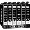 Jhaan T1291 Cartucce Compatibili per Epson T1291 Compatibili per Epson Stylus SX235W SX525WD SX420W Stylus Office BX305F WF-3520 (6 Nero)