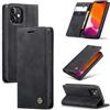Ottcooed Cover per iPhone 12 Mini Custodia, Cover Pellicola a Libro Portafoglio in Pelle Porta Carte Protettiva Slot per Scheda Flip Case con iPhone 12 Mini, Nero
