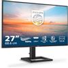 Philips 27E1N1300AM - Monitor FHD da 27 pollici, altezza regolabile, altoparlanti (1920x1080, 120 Hz, HDMI, USB-C (alimentazione 65 W), hub USB) Nero