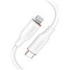 Anker Powerline III Flow, Cavo da USB-C a Lightning [Attestato MFi] iPhone 12 PRO Max/12/11 PRO/X/XS/XR/8 Plus, AirPods PRO, (90cm), Power Delivery, Gel silice, Bianco Nuvola