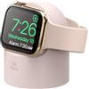 elago Supporto W2 per Caricatore per Tutte le Serie di Apple Watch | Ultra4/Ultra3/Ultra2/Ultra/12/11/10/9/8/7/6/5/4/3/2/1/SE3/SE2/SE1, 49/46/45/44/42/41/40/38mm (Rosa Adorabile)