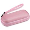 AGPTEK Custodia Rigida da 2,4, Protezione per Registratore Vocale Portatile, Compatibile con iPod, Lettore MP3, Chiavette USB, Cavo USB, Microfono Lavalier, Cuffie In-Ear, Moschettone Fornito (Rosa)