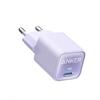 Anker Caricatore iPhone USB C GaN 30W, 511 (Nano 3), Caricabatterie USB C rapido PIQ 3.0 PPS, compatibile con iPhone 17 Pro Max Air/Serie 16-12,Samsung S25 Ultra,Pixel 4, iPad (senza cavo di ricarica)